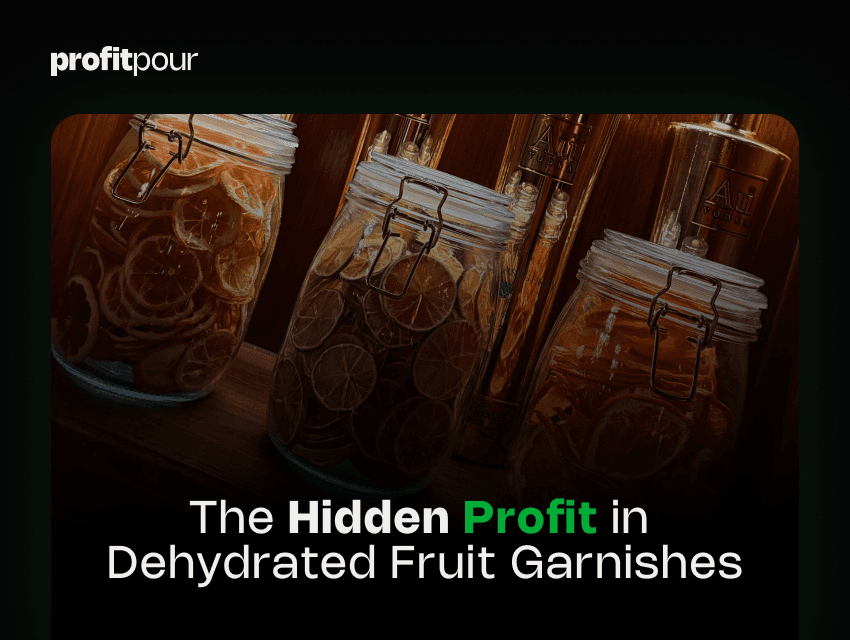 The Hidden Profit in Dehydrated Fruit Garnishes